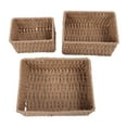 thumbnail image 2 of Conjunto de Cestas de Almacenamiento, Cestas de Almacenamiento Tejidas Capacidad Espaciosa 3 Pezas Livianas Multifuncionales para Lavander, 2 of 7