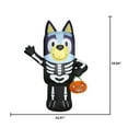 thumbnail image 2 of Halloween Skeleton Bluey Yard Inflatable, 5', by Airblown Inflatables, 2 of 5