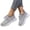 Gray, variant on Womens Fleece Lined Chunky Sneakers, Wide Foot Sandals for Women Dressy, Warm Insulated Platform Walking Shoes for Winter Cold Weather Travel