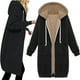 thumbnail image 1 of Chaquetas y abrigos casuales con capucha y manga larga para mujer, sudadera polar con capucha abierta y cremallera, abrigo largo, chaqueta, tops, abrigo para mujer, 1 of 4