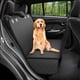 thumbnail image 4 of Funda para asiento de coche para perros, impermeable, resistente a arañazos, para asientos traseros de coches, camiones, SUV, borde negro., 4 of 12