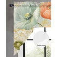 thumbnail image 3 of Retro Spring Floral Kitchen Swag Valances for Windows, Watercolor Farmhouse Summer Flowers Swag Valances Curtains for Living Room, Rod Pocket Window Treatments for Bathroom, Bedroom, Cafe, 56"x36", 3 of 6