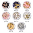 thumbnail image 5 of UDIYO Shell Flower Bead Rhinestone Mixed 3D Nail Art Sequin DIY Manicure Jewelry Decor, 5 of 7