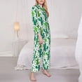thumbnail image 3 of Fotbe Cactus 1 Pattern Long Sleeve Pajama Set for Women,Sleepwear Set,2-piece Loungewear Set,Soft PJs Comfy Nightwear with Pockets -Large, 3 of 7