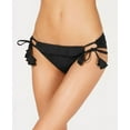 thumbnail image 3 of Becca BLACK Hipster Side Tie Bikini Swim Bottom, US Large, 3 of 4