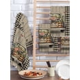 thumbnail image 2 of Spring Flower Kitchen Dish Towels for Drying Dishes Set of 3, Farmhouse Vintage Truck Black Plaid Wood Grain Waffle Weave Microfiber Hand Tea Bathroom Towels Quick Dry & Absorbent Towel 15.7x23.6, 2 of 7