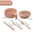 thumbnail image 3 of Clearance Items,npkgvia Dinnerware,Kitchen Essentials,Microwave Ramen Bowl With Lid Microwave Ramen Bowl Set Microwave Ramen Bowl Ramen Bowl With Handle That Apartment Dishwasher,Cutlery, 3 of 8