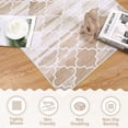 thumbnail image 3 of Washable Area RugMoroccan Entryway Rug Area Rug Stain Resistant Non-Slip Accent Rug Distressed Trellis Floor Carpet for Indoor Front Entrance Kitchen Bathroom, Navy, 2' x 3', 3 of 9