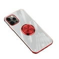 thumbnail image 2 of Latrodar For 12 Pro 6.1 Clear Slim Soft Electroplated Frame Case Ring Stand Eco-Friendly Material Red Home Essentials, 2 of 2