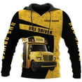 thumbnail image 2 of Personalized School Bus Driver Hoodie Yellow Bus Driver Hoodies School Bus Driver Sweaters Shirts Men & Women (Hoodie, S), 2 of 7