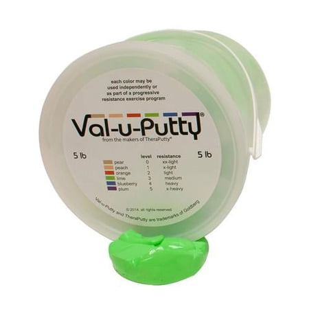 Val-u-Putty exercise putty, lime, 5 pound