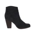 thumbnail image 3 of JOURNEE COLLECTION Womens Black Comfort Link Round Toe Block Heel Zip-Up Booties 8 M, 3 of 3