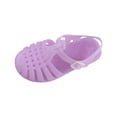 thumbnail image 4 of 3-4 Years Jelly Sandal Ballet Flat for Little Girls, Toddler Shoes Baby Boys Girls Cute Candy Colors Hollow Out Non-slip Soft Sole Beach Roman Sandals Purple, 4 of 6