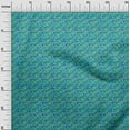 thumbnail image 2 of oneOone Polyester Lycra Green Fabric Batik Fabric For Sewing Printed Craft Fabric By The Yard 56 Inch Wide, 2 of 4