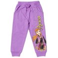 thumbnail image 3 of Disney Frozen Princess Anna Elsa Big Girls Fleece 2 Pack Fashion Pants blue / purple 14-16, 3 of 5
