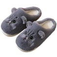thumbnail image 1 of Pantufla Zapatillas de casa para hombre y mujer, pantuflas acogedoras y lindas con forma de gato, de felpa, para invierno Ndcxsfigh  Tenis De Mujer Tenis De Hombre, 1 of 6