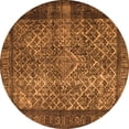 thumbnail image 1 of Ahgly Company Indoor Round Persian Orange Traditional Area Rugs, 7' Round, 1 of 1