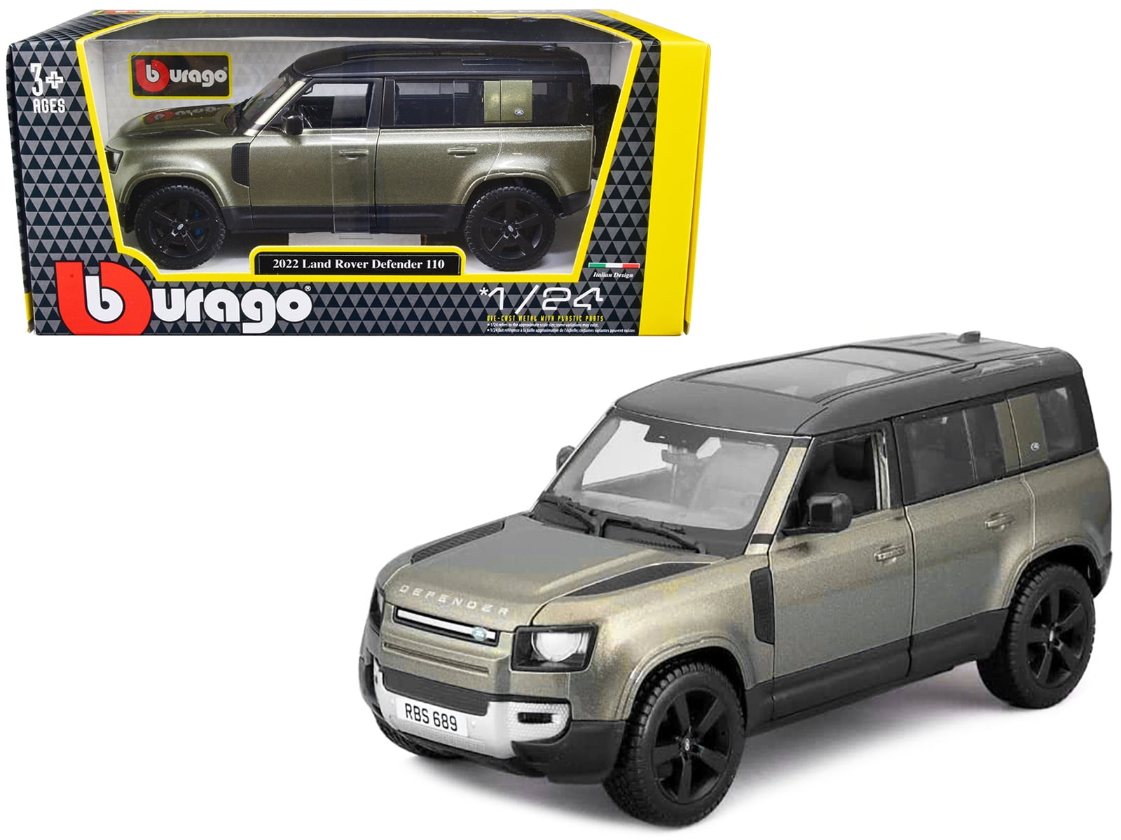 ランドローバー ディフェンダー 110 ミニカー 1/18 全2色 ライト