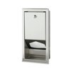 Foundations Stainless Steel Changing Station Liner Dispenser, Recessed Mounted, Commercial Use