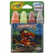 Crayola Washable Sidewalk Chalk 4 Count T-Rex Effects