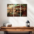 thumbnail image 2 of Elephant Stock The River Cafe Wall Art - Horizontal Multi Panel Canvas - Cafe & Restaurant Wall Decor - Food And Drink Multi Panel - Red And Teal Decor By Ruane Manning - 23" x 14", 2 of 4