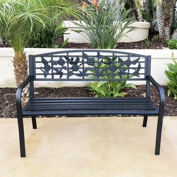 Abble Steel Garden Bench