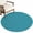 Deep Sea Teal, variant on Rust Red Round Area Rug 4Ft Washable Circle Rugs for Bedroom Dining Room, Rustic Farmhouse Solid Color Non-Slip Carpet Floor Mats Indoor Outdoor Carpet Runner Aesthetic Home Decor