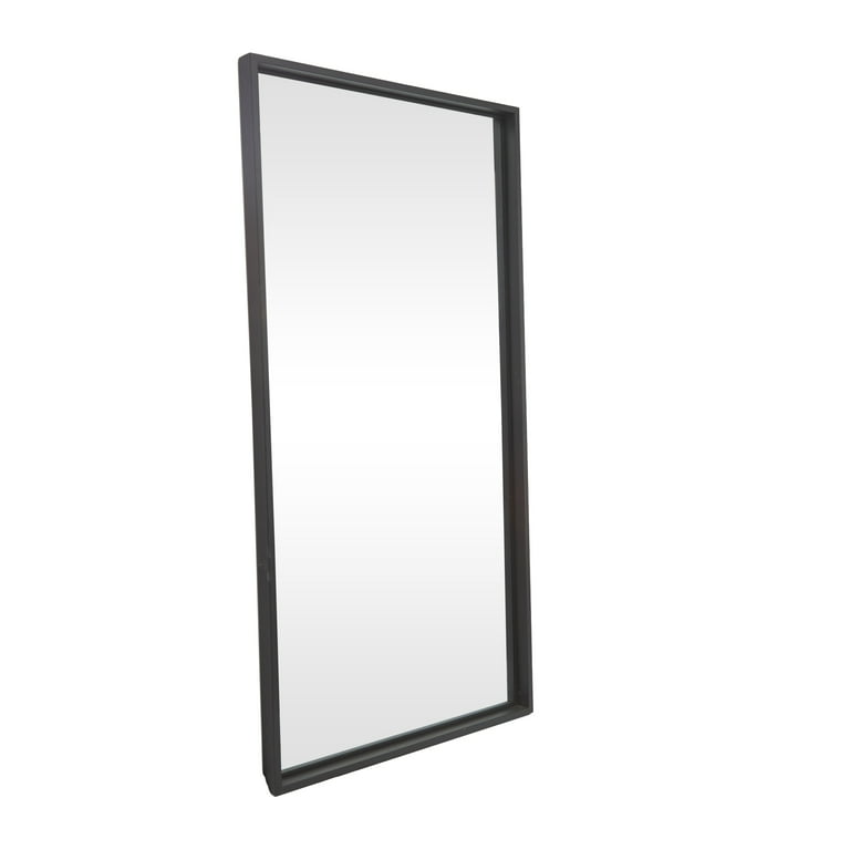 Matte Black Irregular Mirror - 21Wx36H by NBF Signature Series