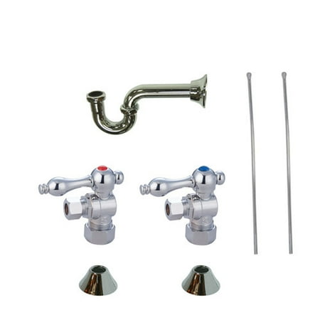 UPC 663370141126 product image for Kingston Brass CC53301LKB30 Traditional Plumbing Sink Trim Kit with P Trap for L | upcitemdb.com