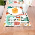 thumbnail image 5 of XMXT Woven Placemats Set of 1, Creative Animal Illustration Stain Resistant Table Runner Anti-Skid Place Mats for Dining Table, 12 x 18 inches, 5 of 6