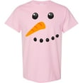 thumbnail image 3 of Inktastic Snowman Face T-Shirt, 3 of 5