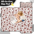 thumbnail image 4 of Football and Ribbon Shapes Pattern Toddler Nap Mats for Kids Preschool,Sleeping Mat Bag or Kids,Toddler Sleeping Bag,Toddler Nap Mat or Daycare, 4 of 6