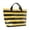 Yellow, variant on Striped Tote Purse, 16Γ12Γ6 In Waterproof Beach Bag, Large PVC Retro Casual Handbag For Travel Shopping Gym(Green)
