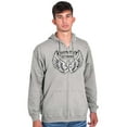 thumbnail image 5 of Country Strong Cute Angels Wings Star Zip Up Hoodie Men's Women's Brisco Brands S, 5 of 6