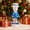 B#012, variant on The Year Without a Santa Claus Christmas Decor Lamp, Heat Miser Light Up Resin Statue, Stable Round Base LED Night Light Character Figure for Bedroom Xmas Party Decor Gift B