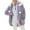 Purple, variant on SROBPTY Womens Jackets, Fleece Jackets for Women, Women Winter Fleece Jacket Hooded Cardigan Coat Outerwear with Pocket Gray,S