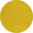 thumbnail image 1 of Ahgly Company Machine Washable Indoor Round Solid Yellow Modern Area Rugs, 3' Round, 1 of 4