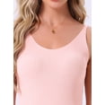 thumbnail image 5 of DARING DIVA Loungewear Sleeveless V Neck Cami Solid Casual Tops XL Pink, 5 of 7