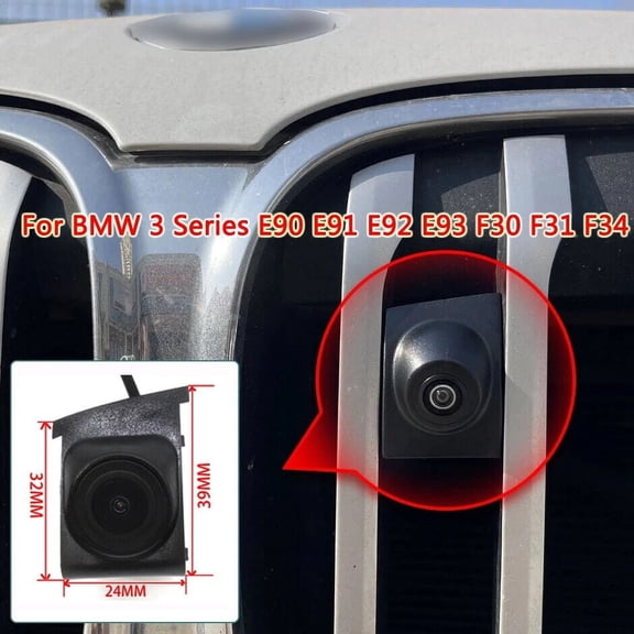CCD Car Front View Beacon Recessed Camera for BMW 5 Series F10 11 17 1~3 Series