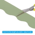 thumbnail image 4 of Uxcell 2.24"x32.8Ft Bulletin Board Border,Scalloped Trim Strips Wall Decor, Matte Green, 4 of 6