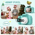 thumbnail image 4 of PayUSD Kids Camera for Girls Boys 32GB 1080HD Selfie Digital Cameras Video Toddler Toys Christmas Birthday Gift Age 3-10, Green and Blue, 4 of 9