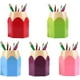 thumbnail image 1 of Portalápices, jarrón para bolígrafos de colores surtidos, juego de 5 botes creativos con forma de cabeza de lápiz, para suministros de oficina, 1 of 5