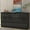 Black-7 Dresser Drawers, variant on Blotout Black Malm Dresser for Bedroom, 55" Long Dresser High Gloss Dresser with 7 Drawers, Large Wood Chest of Drawer Handle Free, Dresser for Bedroom, Living Room, Entryway, Hallway