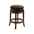 thumbnail image 2 of Boraam Magellan 24in. Backless Swivel Wood Counter Stool - Brandy Finish, 2 of 4