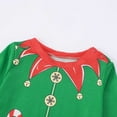 thumbnail image 6 of FYDUU Kids Christmas Outfits Candy Cane Striped Print Long Sleeve Tops And Pants Sleepwear 2 Piece Set Fot Boys Girls Christmas Family Clothing Sets Comfort, 6 of 7