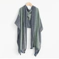 thumbnail image 4 of Scarf for Women Cozy Pashmina Shawl Womens Scarfs Fleece Winter Clothing Mens Scarves Mint Green, 4 of 5