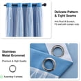 thumbnail image 4 of Rideaux à Étoiles à Double Couche pour Enfants, Rideaux d'Extérieur pour Chambre de Bébé, Rideaux à Oeillets, Panneaux Longs, Rideaux L x H ( of ), 4 of 9