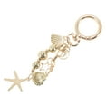 thumbnail image 5 of Unique Bargains 1 Pc Stylish Starfish Handbag Charm Bag Accessories 4.65″ Gold Tone, 5 of 5