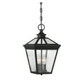 thumbnail image 2 of Ellijay 3-Light Outdoor Hanging Lantern in Black, 2 of 6