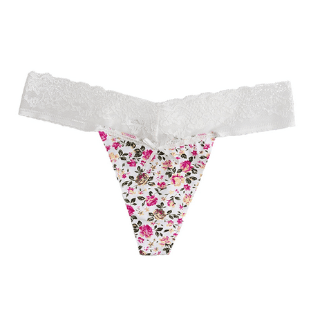 Fulorrnie Underwear for Women Plus Size Seamless Comfort Feminine Panties Cute Briefs Elastic Waist Lace Waistband Panty Hot Pink One Size